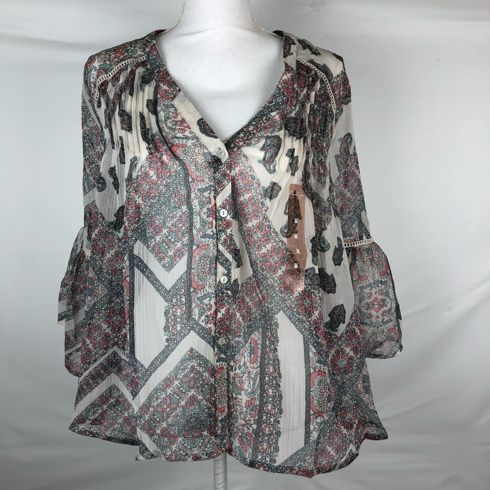 Jessica Simpson Women’s Peasant Top Size M